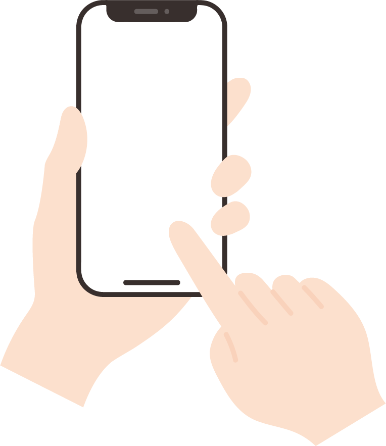 スマートフォンを操作する手のイラスト 商用可 フリーイラスト素材 ソコスト