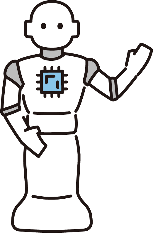 ロボット Aiのイラスト 商用可 フリーイラスト素材 ソコスト