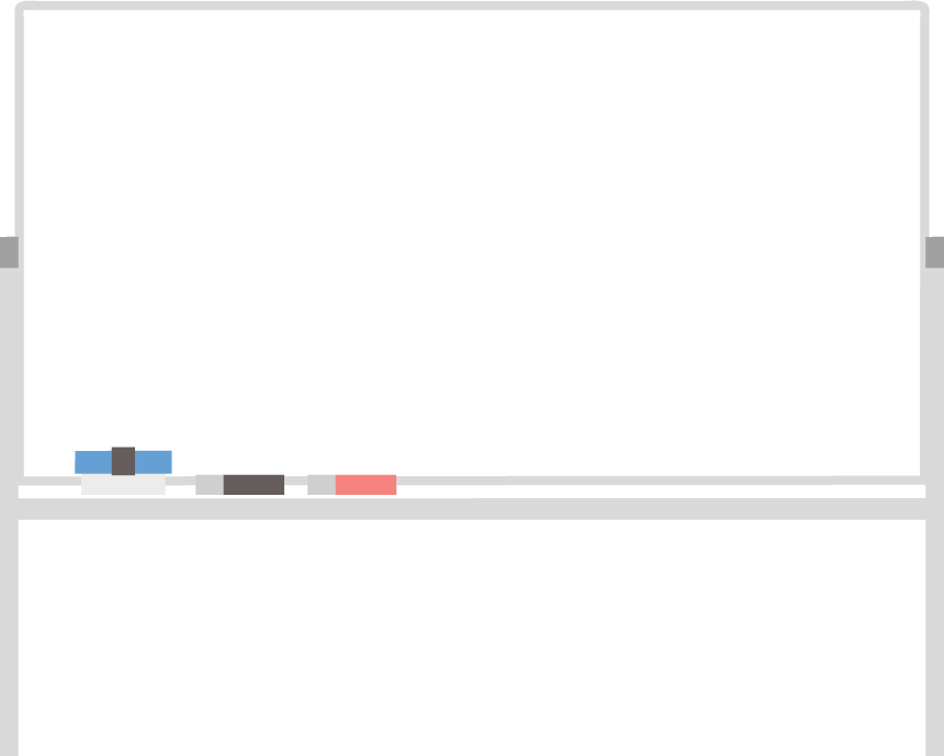 ホワイトボードのイラスト フリーイラスト素材集ソコスト