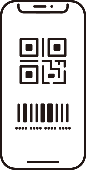 Qrコードが表示されたスマホのイラスト フリーイラスト素材集ソコスト