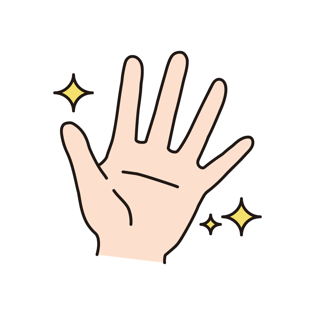 きれいな手