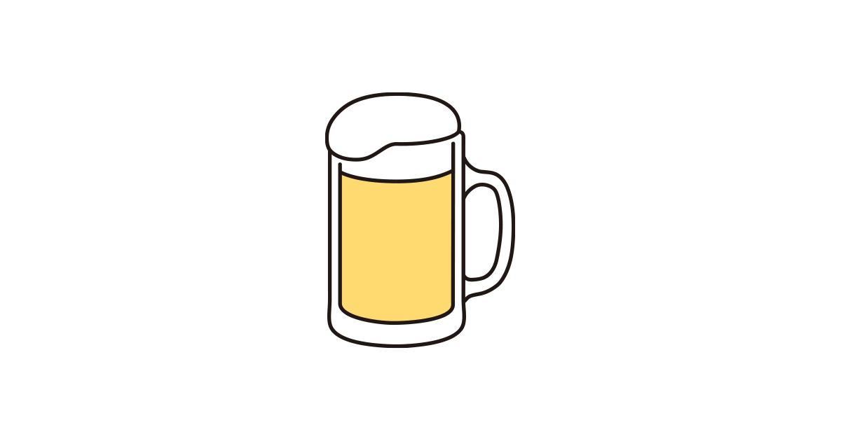 ビールのイラスト フリーイラスト素材集ソコスト