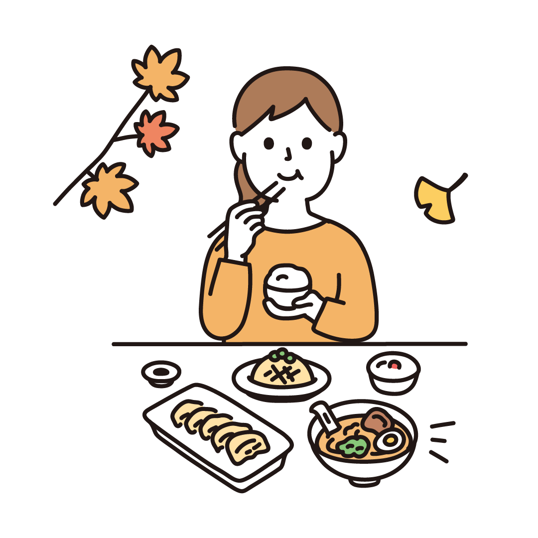 食欲の秋のイラスト フリーイラスト素材集 ソコスト