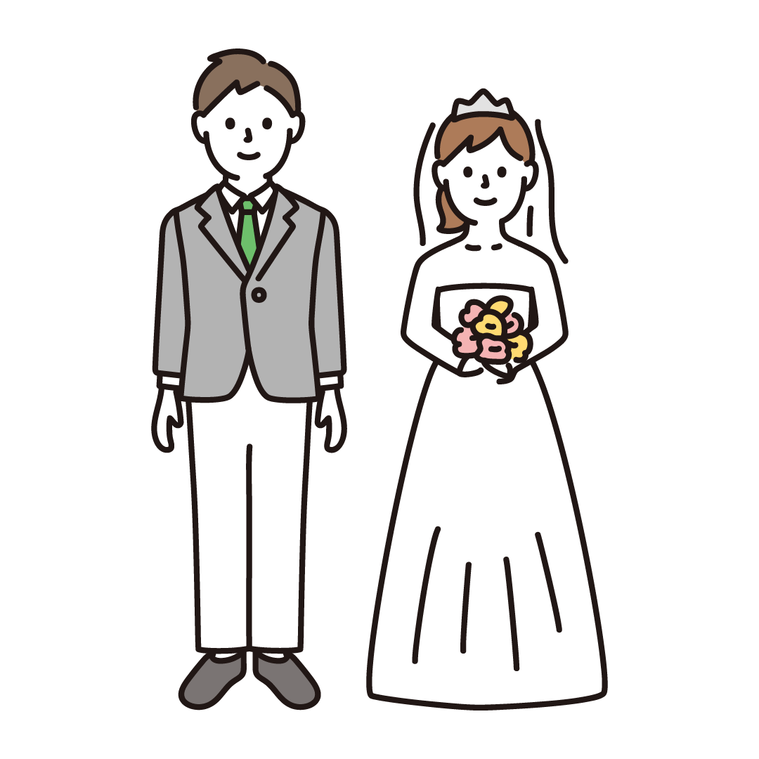 オンライン結婚式のイラスト フリーイラスト素材集ソコスト