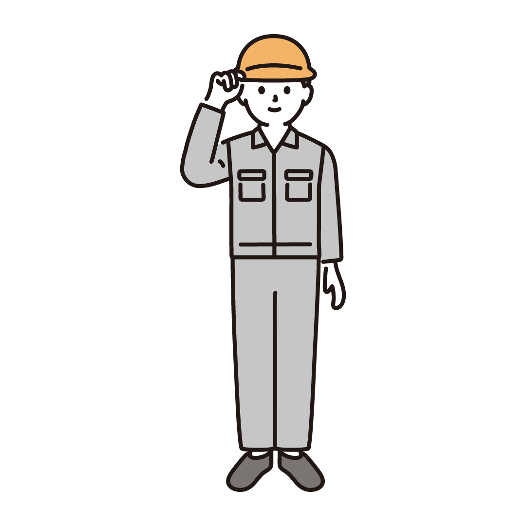 男性作業員