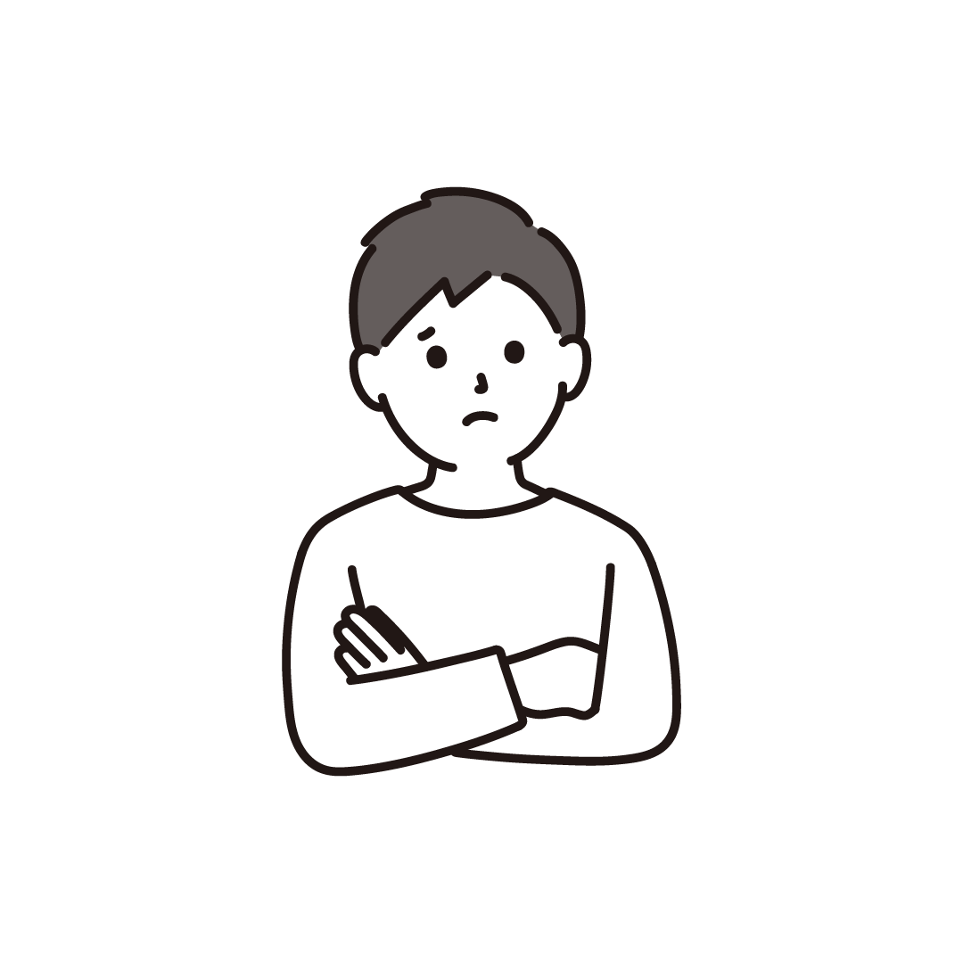 悩む男性