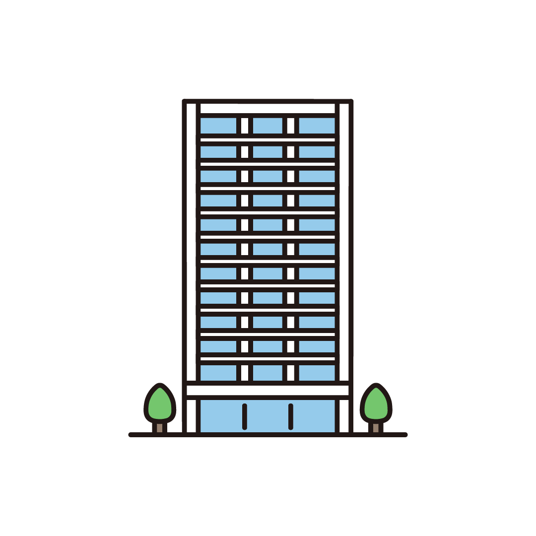 建物 街並みのイラスト一覧 商用可 フリーイラスト素材 ソコスト