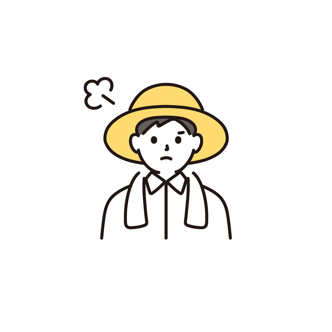 怒っている農家の男性