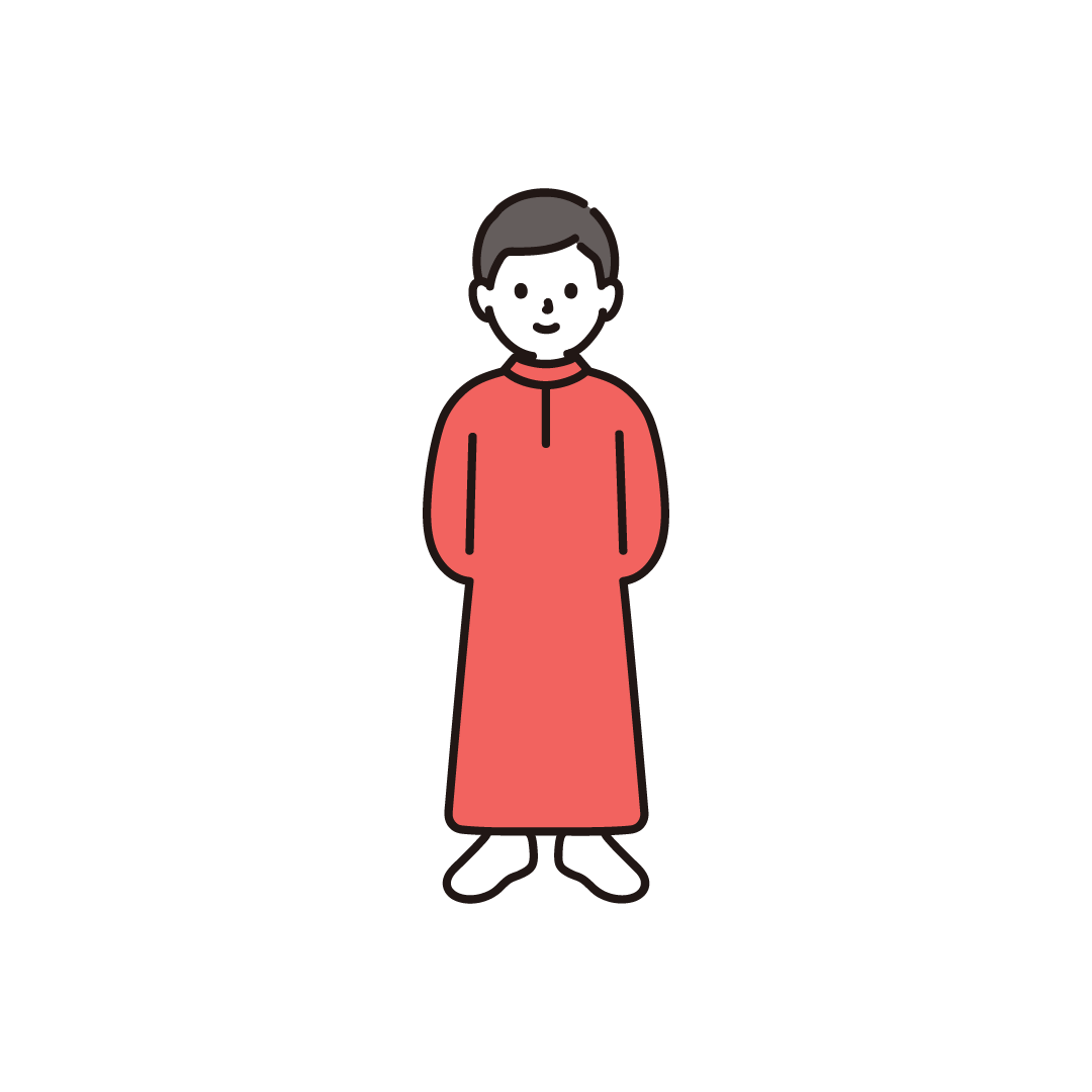 チャイナ服を着た男の子