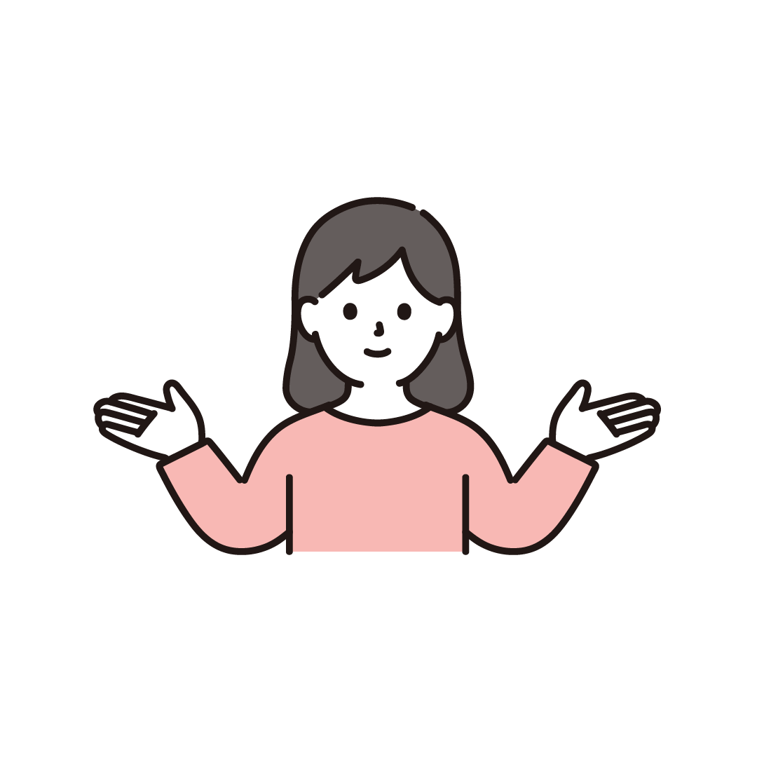 比較する女性
