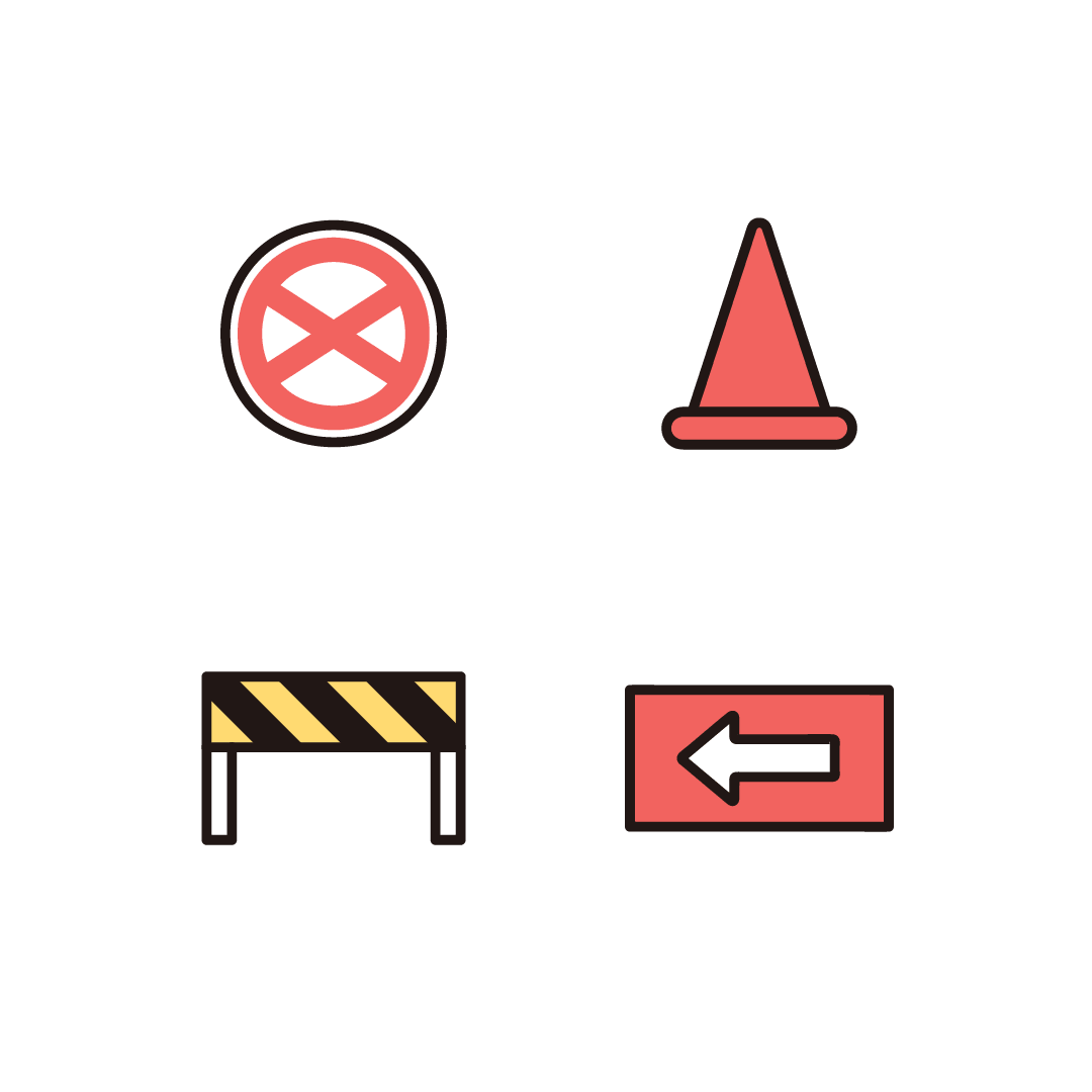 道路工事アイコン