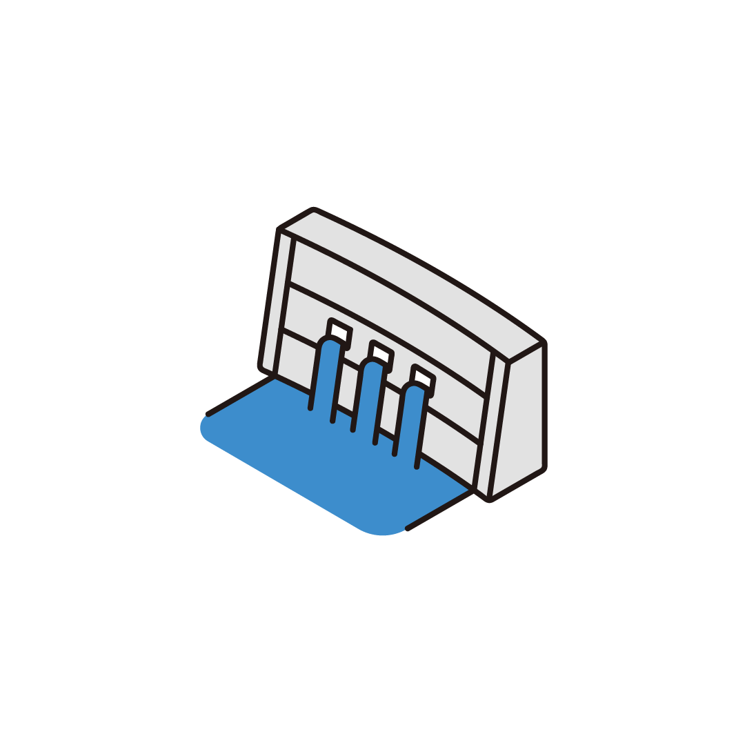 ダム（アイソメ）