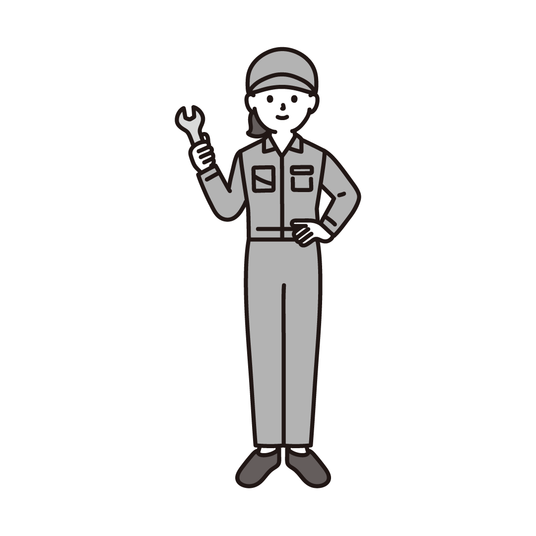工場の女性作業員