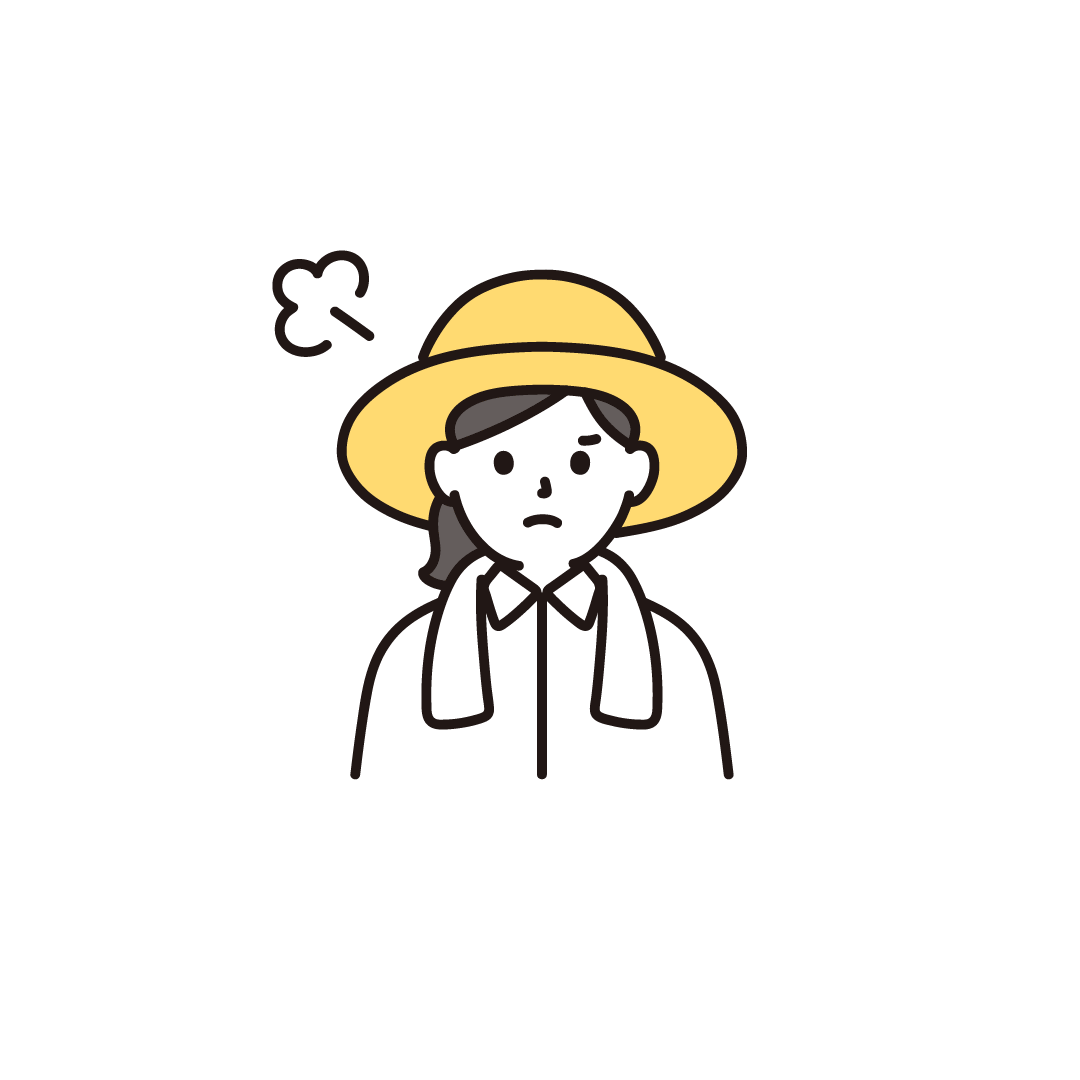 怒っている農家の女性