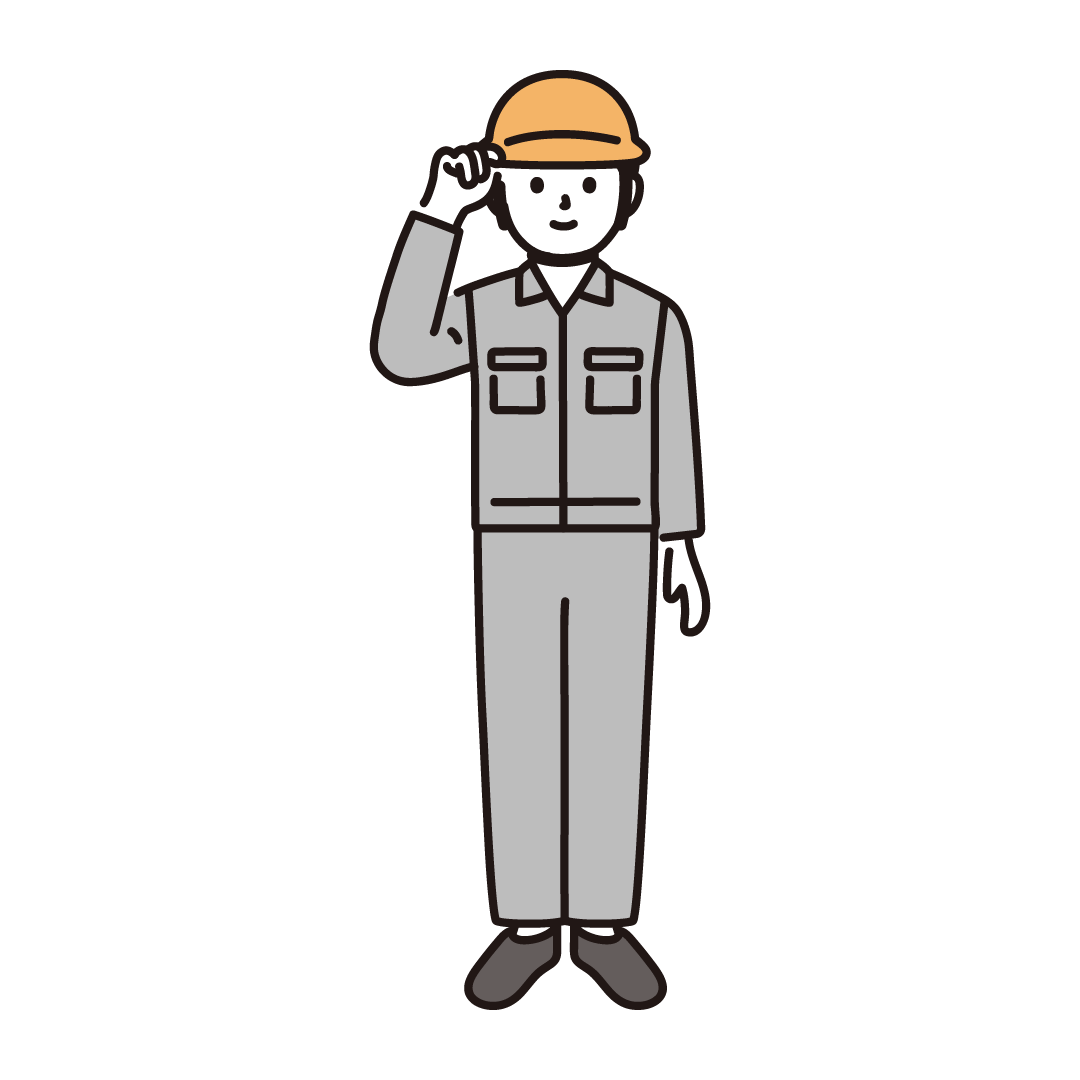 男性作業員