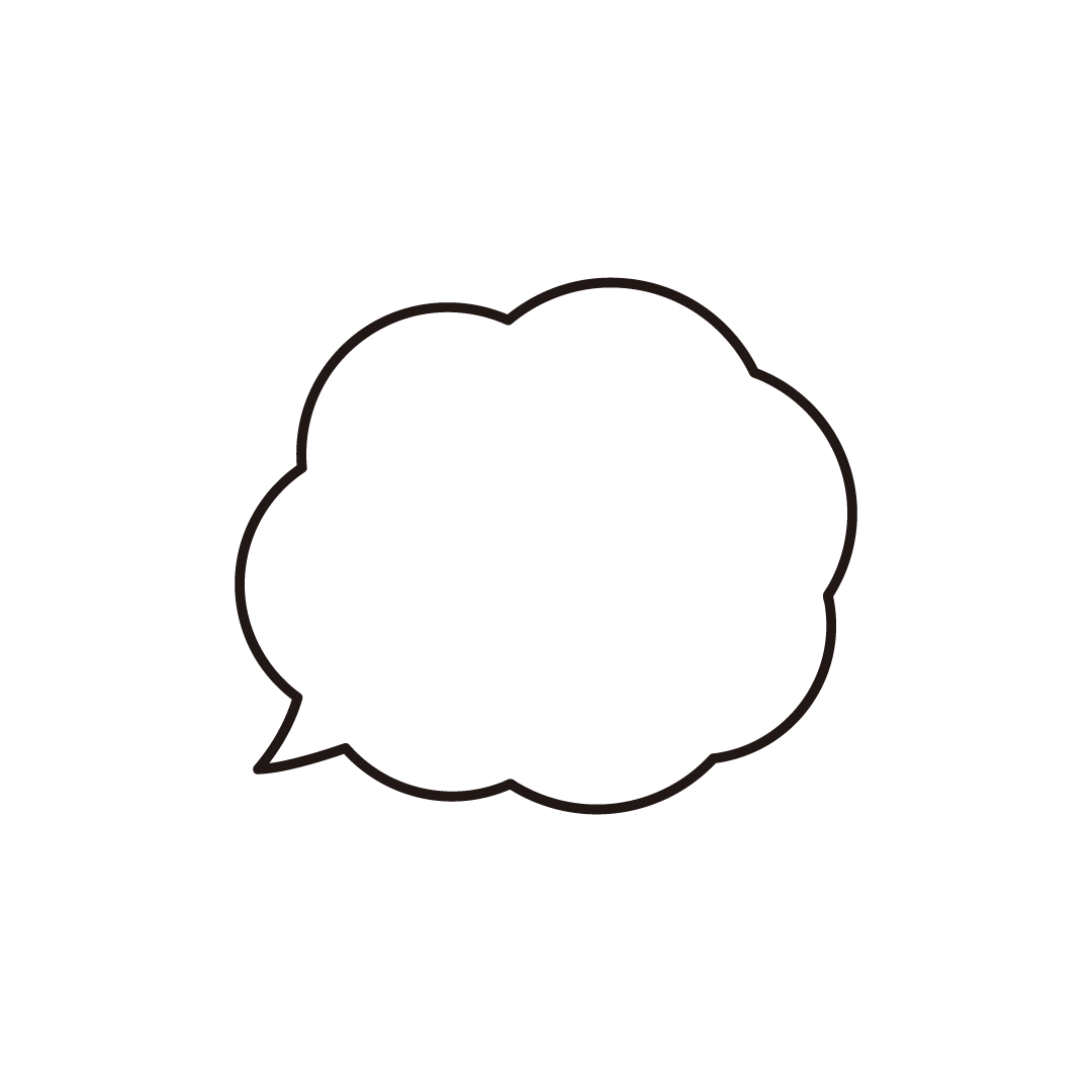 もくもくふきだし