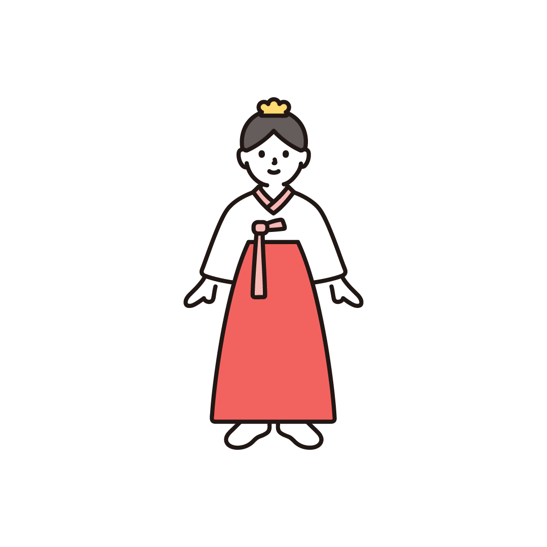 ハンボクを着た女の子