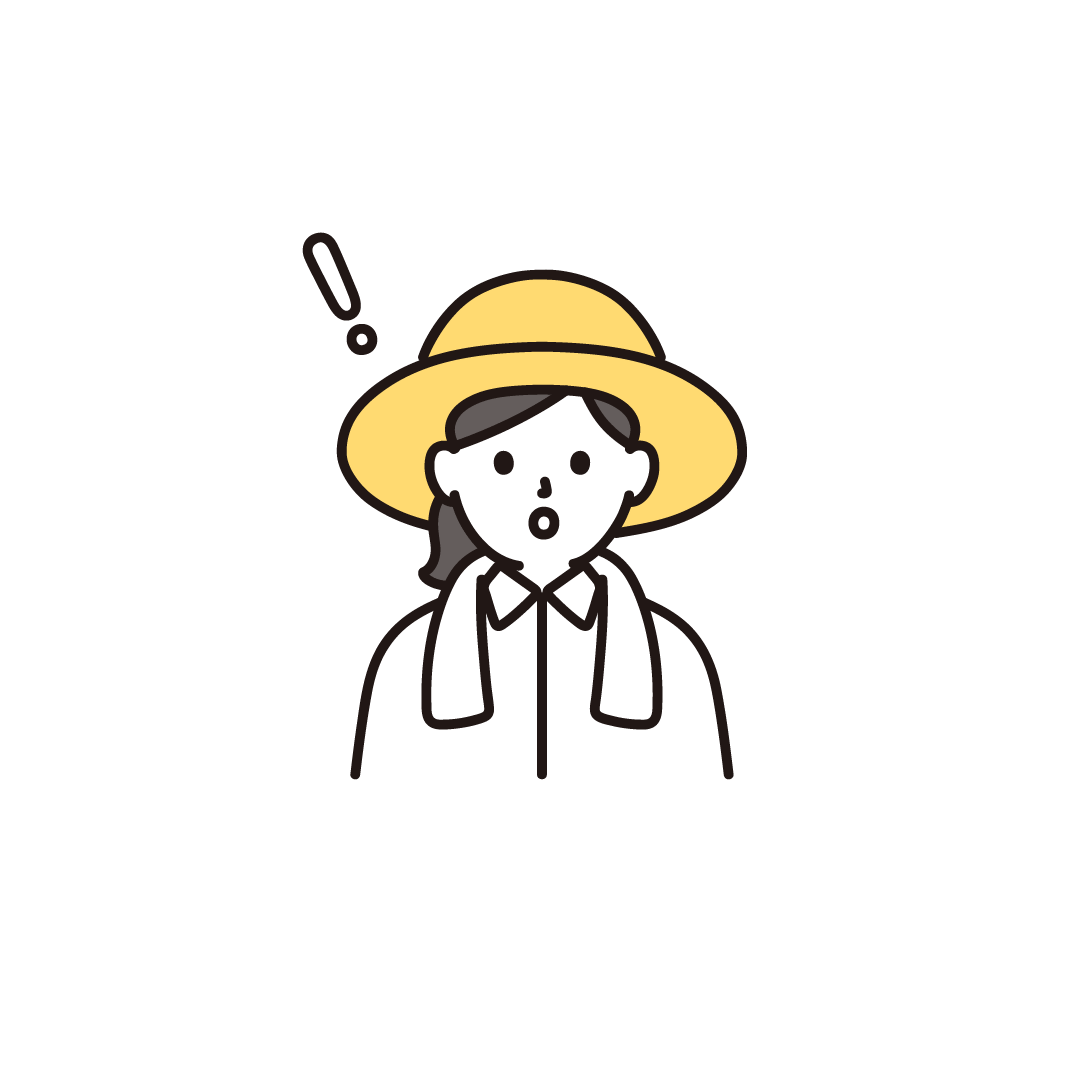 ひらめいた農家の女性