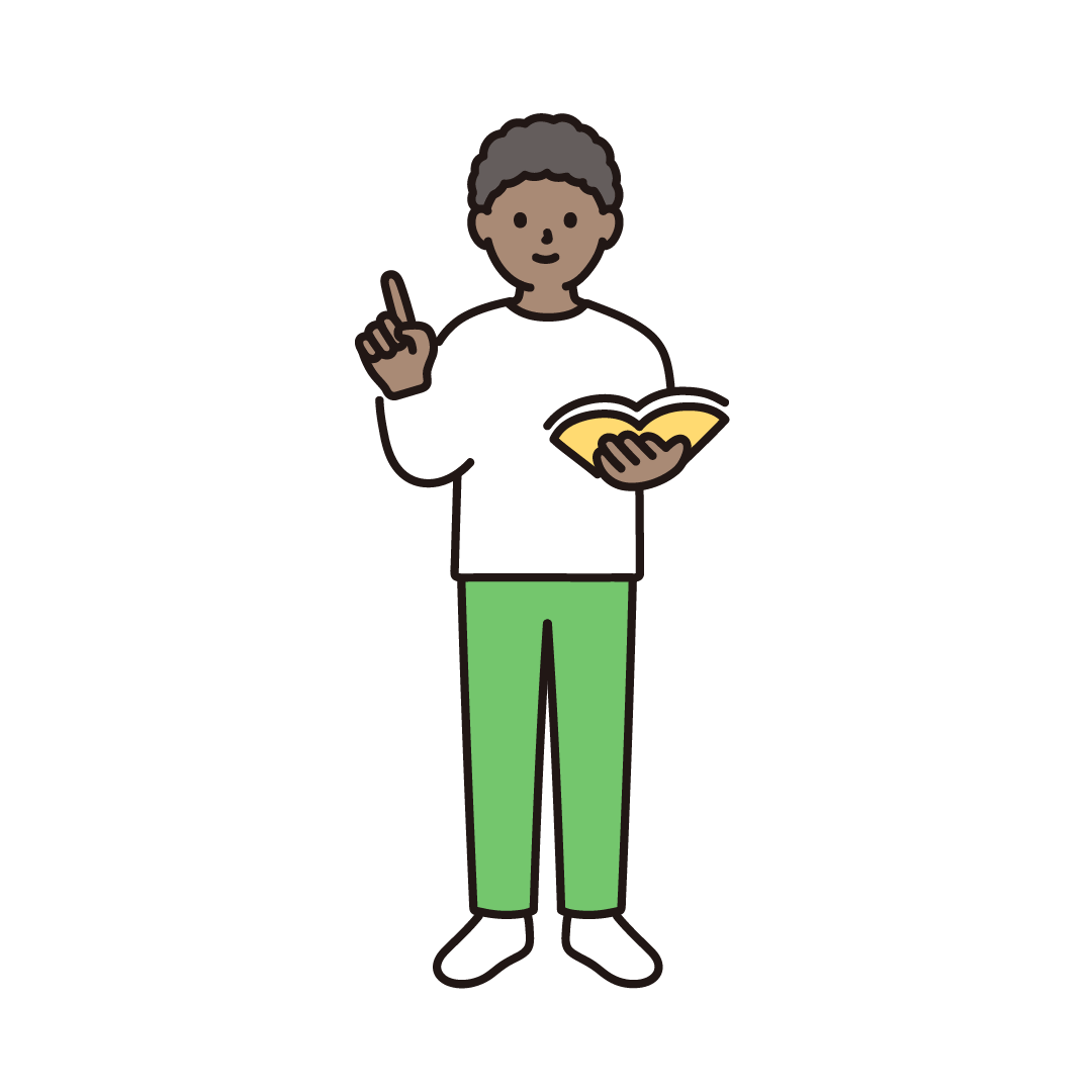 レッスンをする外国人男性