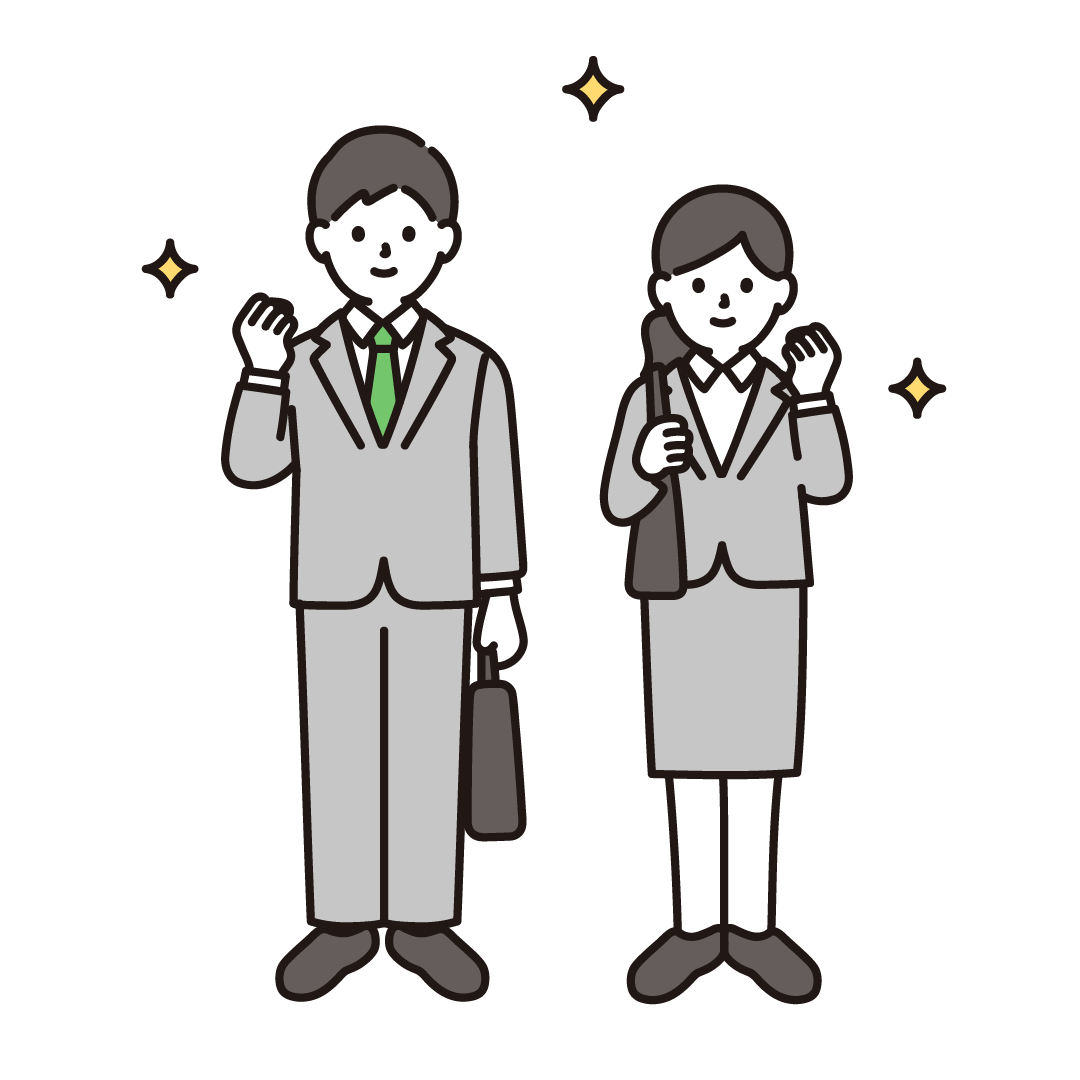 新入社員・新社会人のイラスト