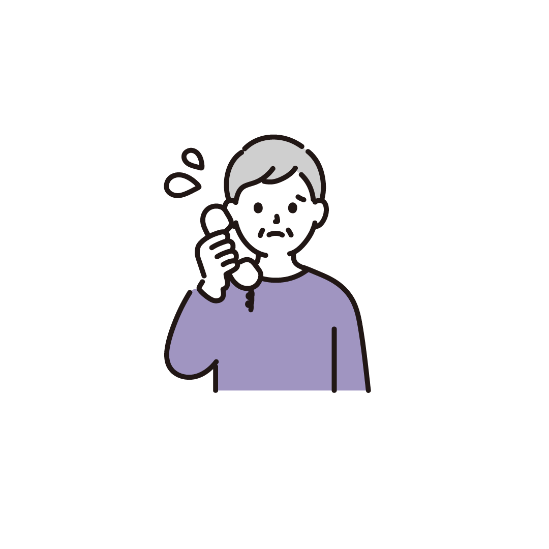 電話をするシニア女性（困る）