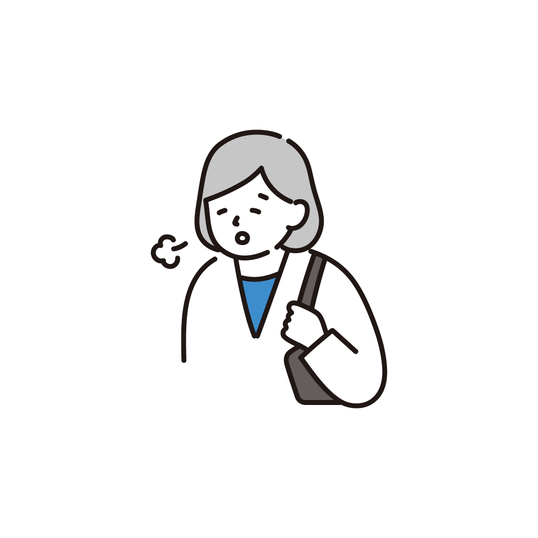 仕事で疲れた女性会社員